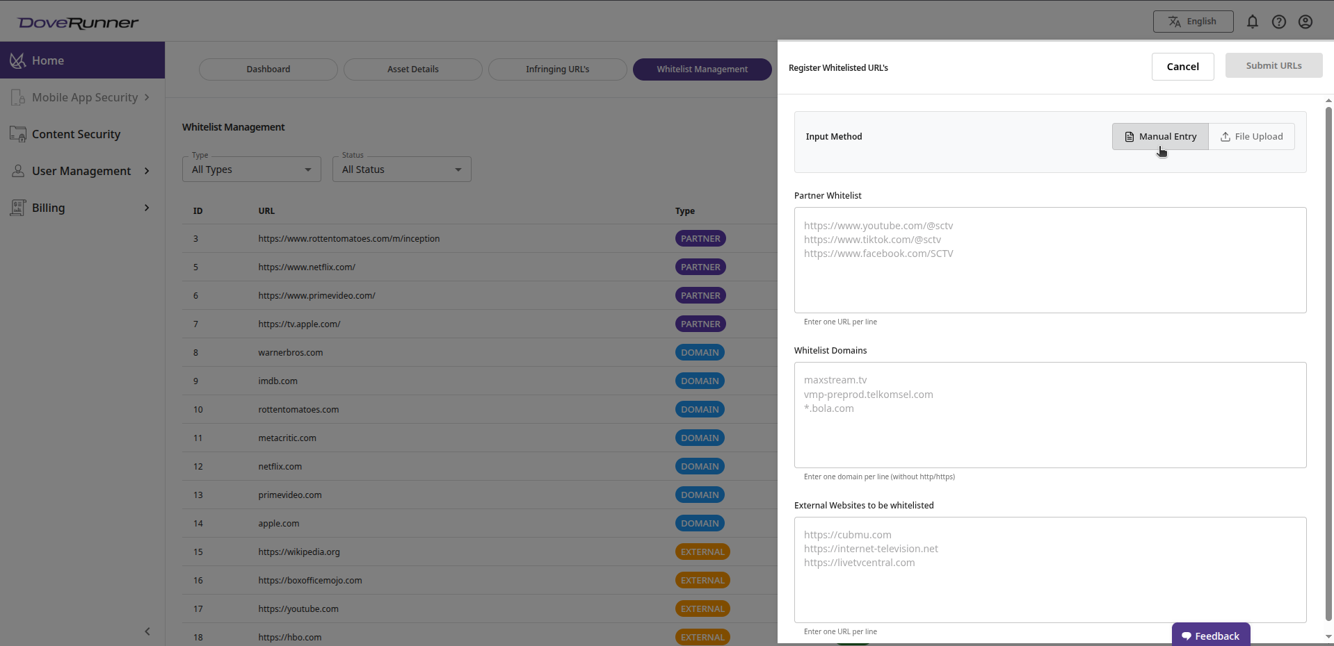 Monitoring Dashboard