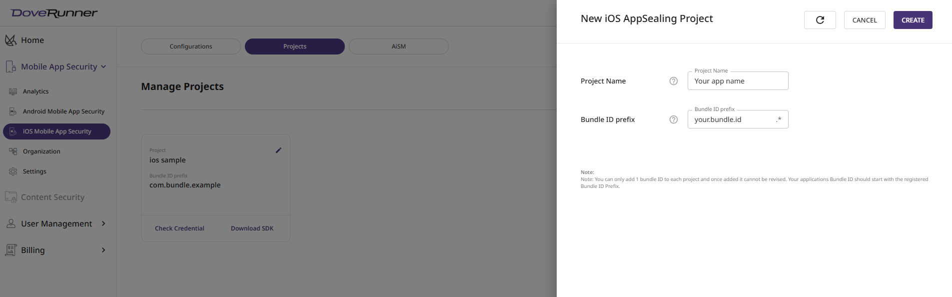 ios new project