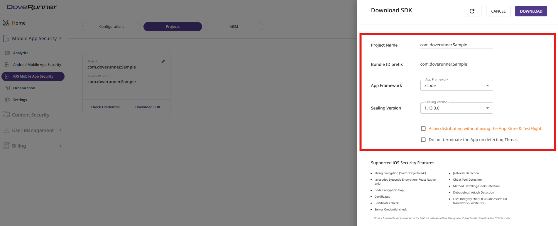 ios download sdk