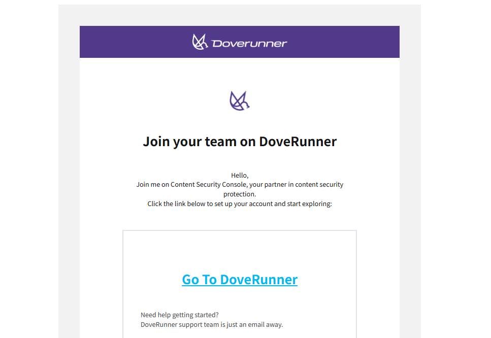 Team Member Invite
